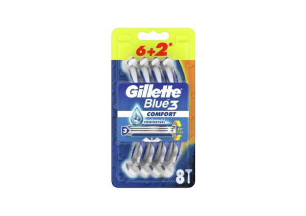 Brijači Gillette Blue 3 Comfort 6+2 komada